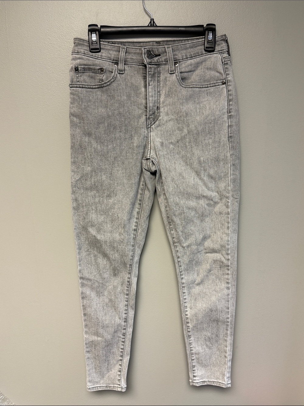 Levi’s 721 High Rise Skinny Jeans Gray Wash Women’s Size 28